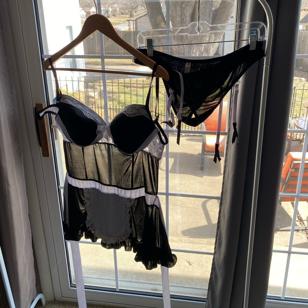 Fanatasy lingerie maid set size 1x/2x